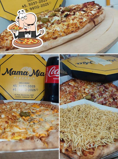 No Mama Mia Pizzaria Cascavel, você pode pedir pizza