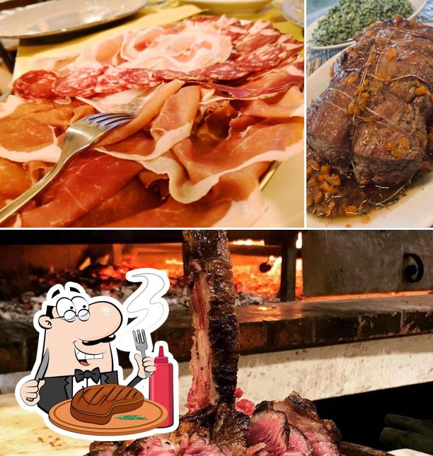 Отведайте мясные блюда в "Antica Osteria Del Ponte"