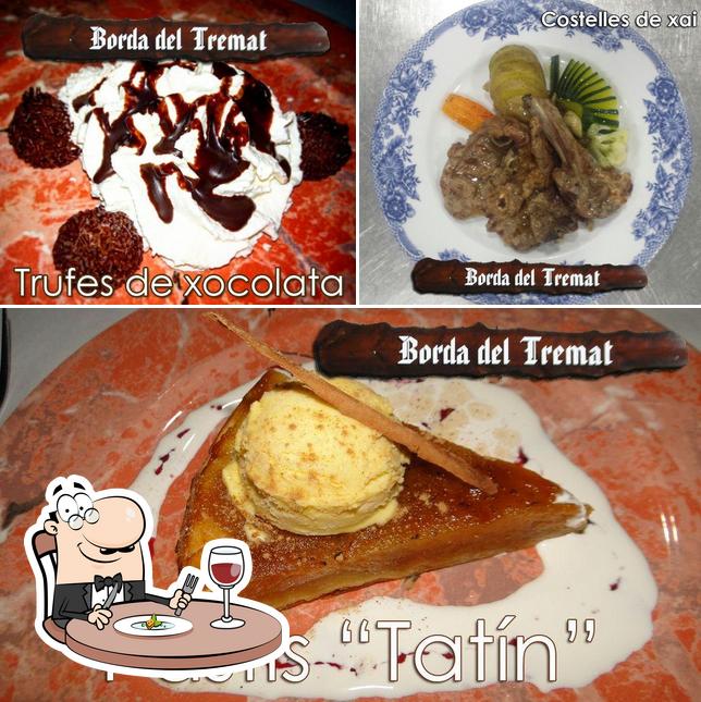 Блюда в "Restaurant Borda del Tremat"