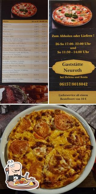 Prueba una pizza en Gaststätte Neuroth