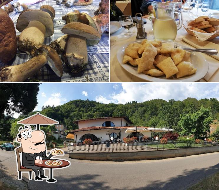 Goditi la vista dall'area esterna di Ristorante Pizzeria Il Guerriero