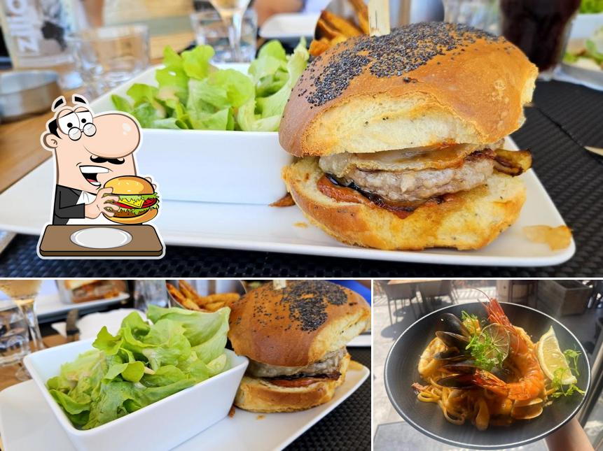 Faites-vous plaisir avec un hamburger à Auberge U San Bastianu Appietto