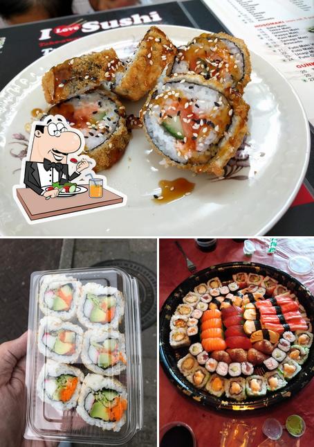 Platos en I Love Sushi
