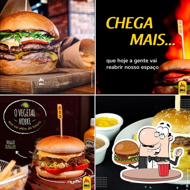 Os hambúrgueres do La Burgueria irão saciar diferentes gostos
