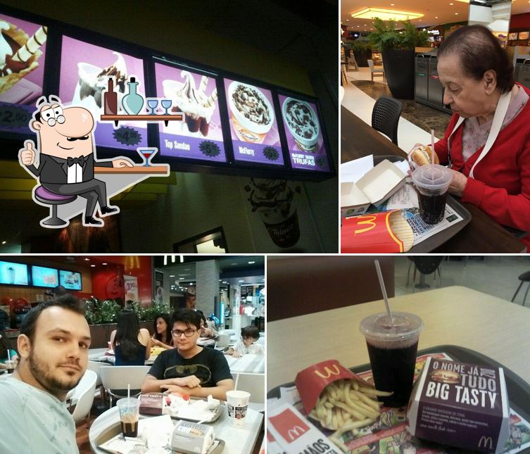 O interior do McDonald's