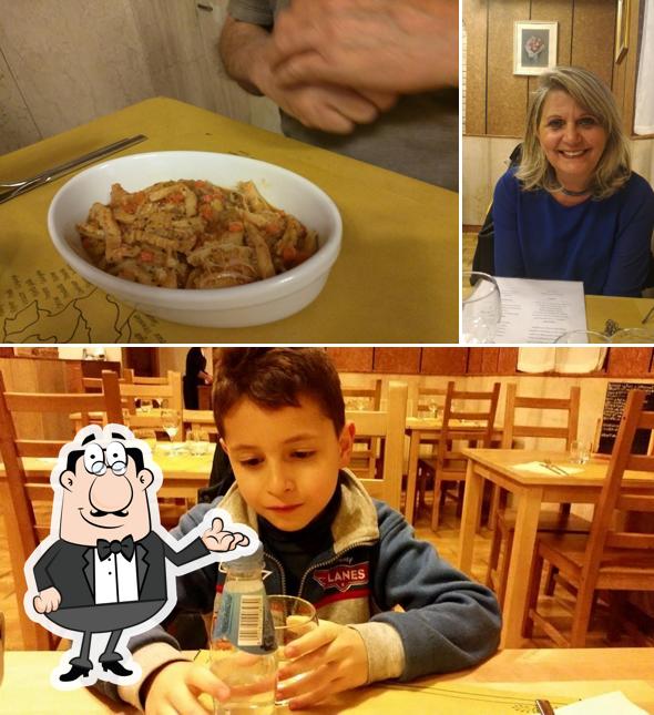 Gli interni di Osteria Dell'Arco Vecchio
