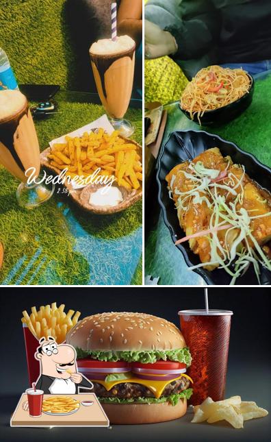 French fries at The Jungle Feast Cafe