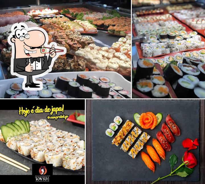 Prove diversas opções de sushi