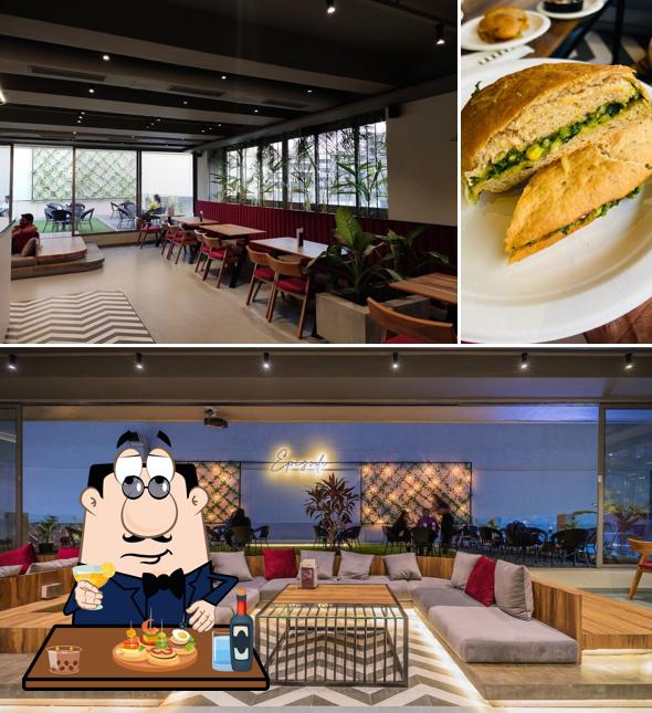 Order a sandwich at Livestream Coffee Vesu