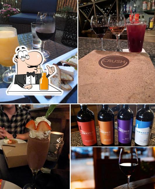 Crush Wine Bar in Sandusky Restaurant menu and reviews