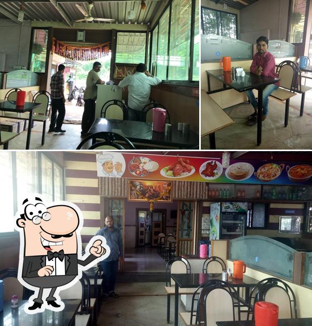 The interior of Hotel Pratik & Family Restaurant