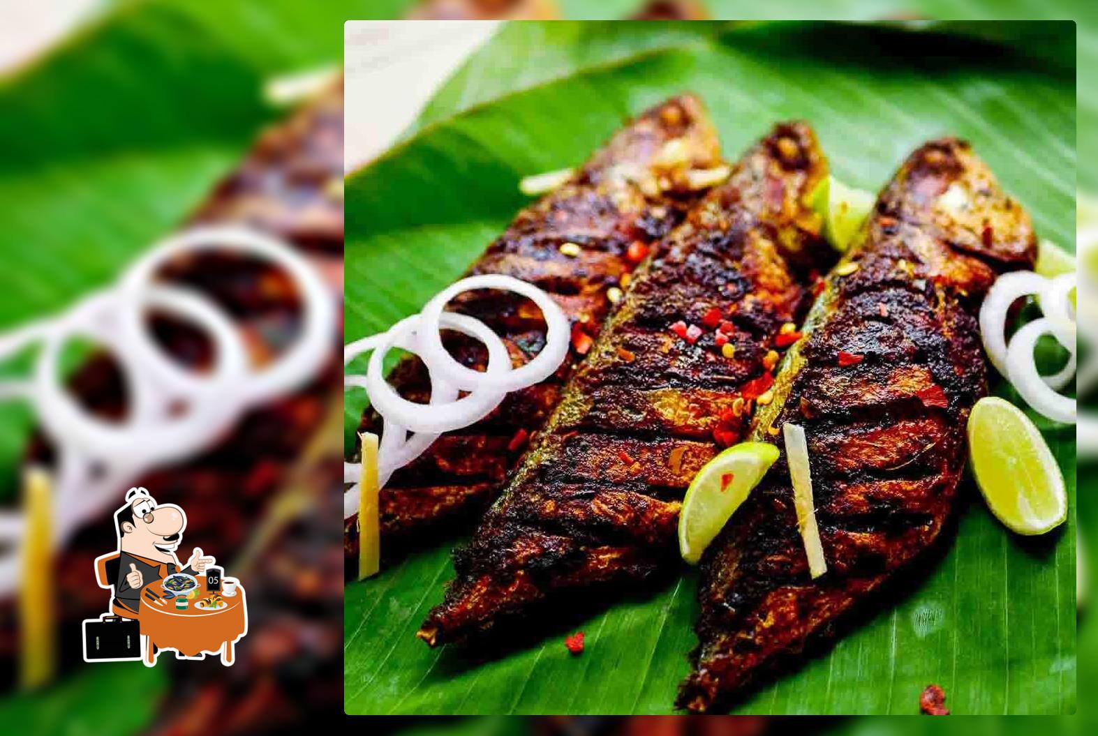 Deepashree Hotel offers a number of seafood meals