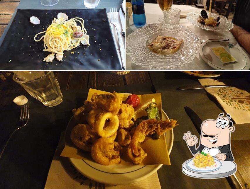 Spaghetti alla carbonara al Il Giardino Degli Aranci