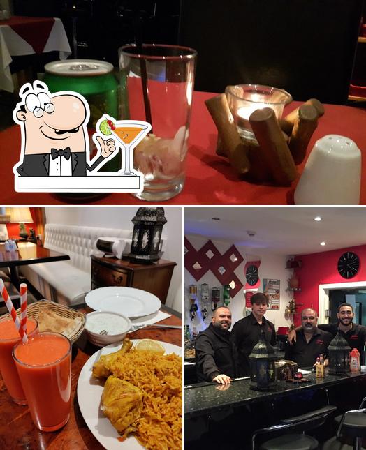 Estas son las fotografías que muestran bebida y barra de bar en Beirut Lounge Restaurant