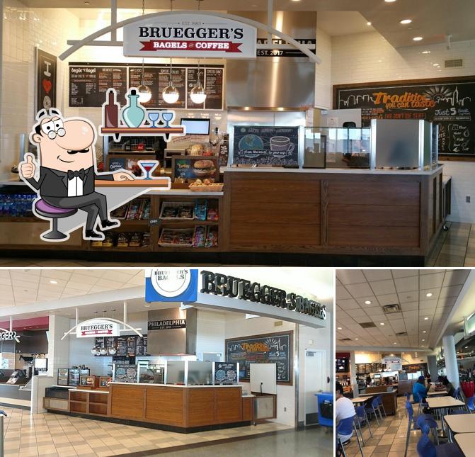 Check out how Bruegger's Bagels looks inside