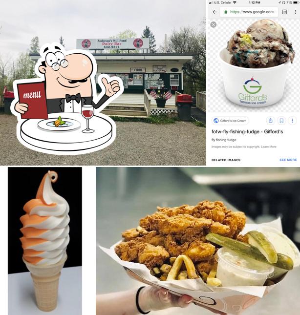 Anderson's Mill Pond Dairy Bar in Hodgdon Restaurant menu and reviews