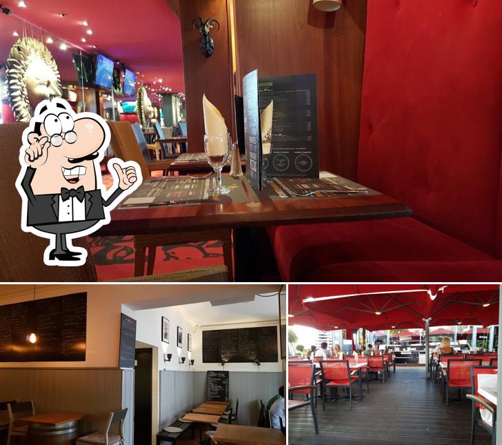 Installez-vous à l'une des tables de Garden Ice Café
