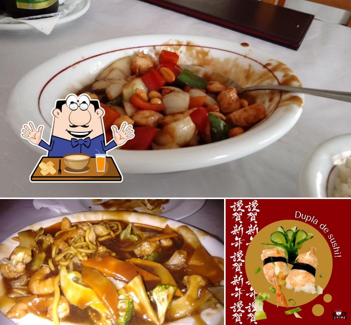 Comida em Gold China Restaurante