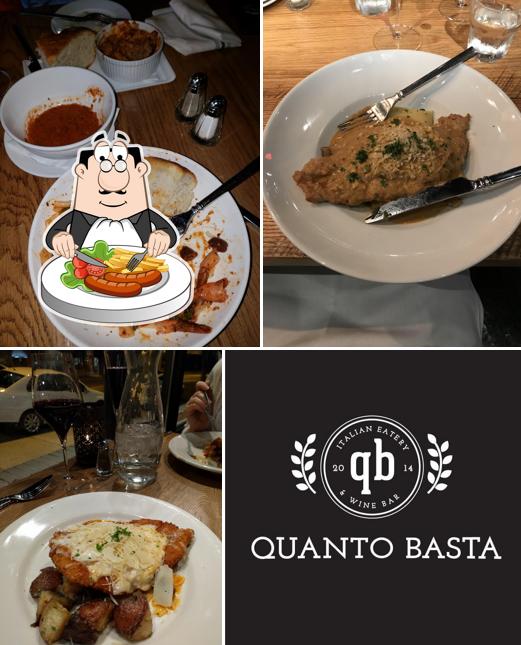 Platos en Quanto Basta Italian Eatery & Wine Bar