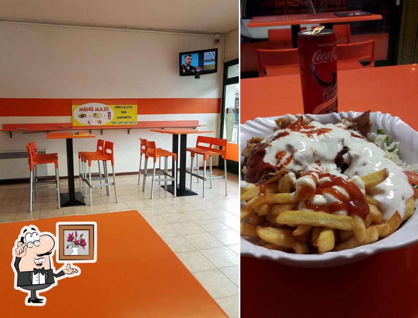 Gli interni di Asia Kebab