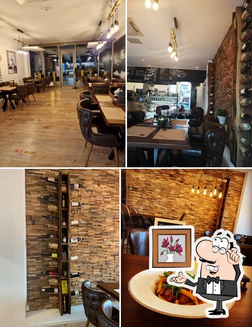 Gli interni di Gusto Bar