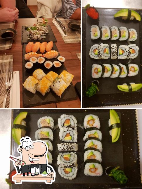 Ordina le varie opzioni di sushi