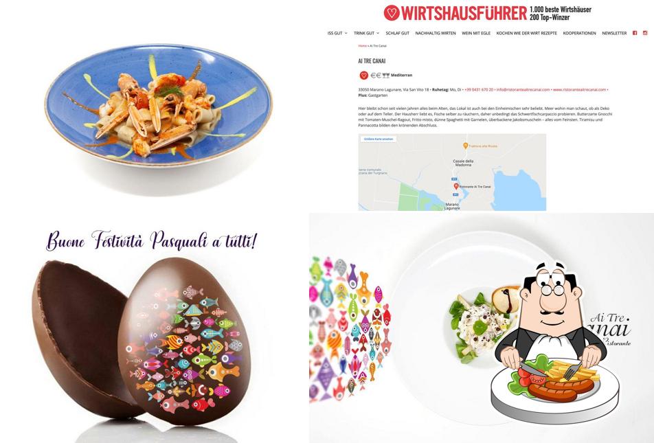 Platti al Ristorante Ai Tre Canai