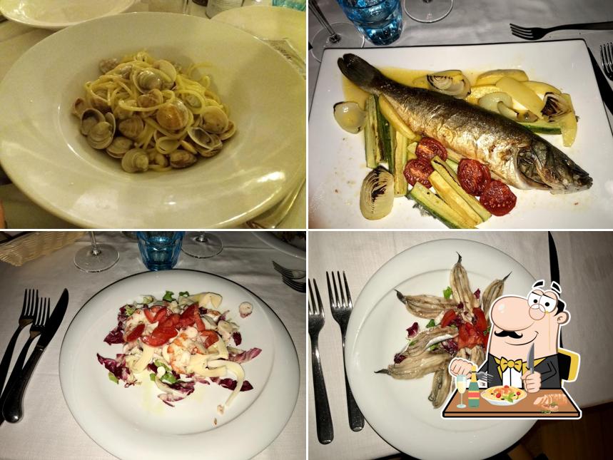 Cibo al Ristorante Gabbiano Zadina