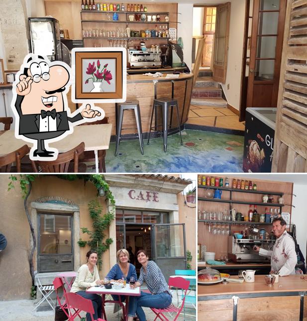 L'intérieur de Café bistrot Gavatxa