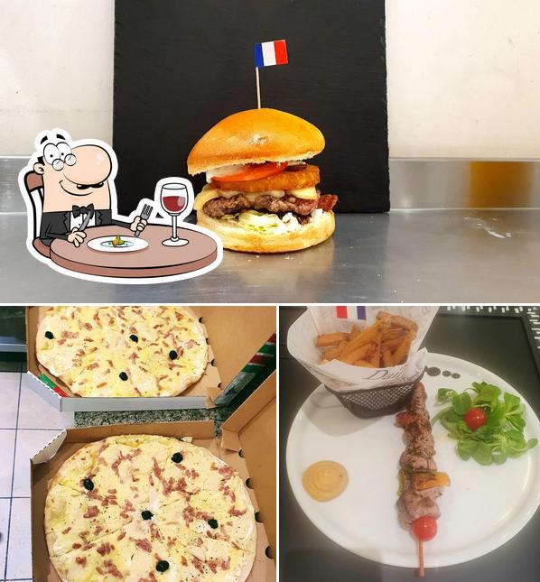 Nourriture à Entre Nous Plats cuisinés tacos burgers panini salades soirées privatives Fréjus