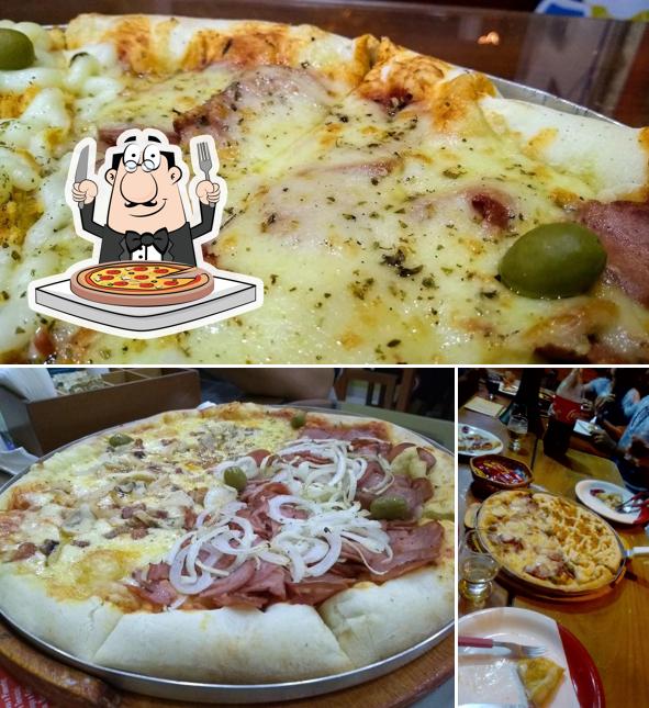 Peça pizza no Rey das Esfihas