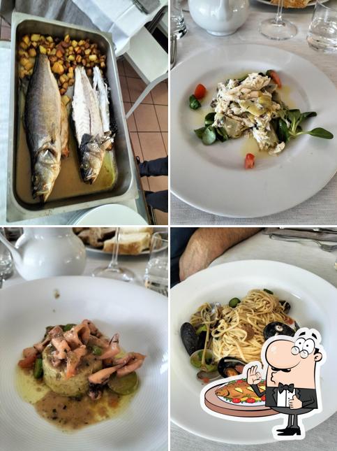 Ristorante Borgomare serve un menu per gli amanti del pesce