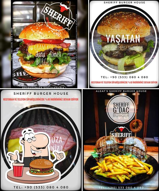 Las hamburguesas de Aleaf’s Sheriff Burger House gustan a una gran variedad de paladares