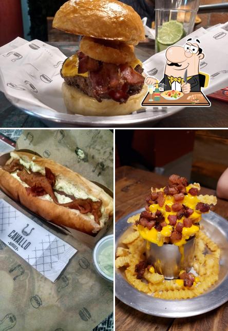 Comida em Cavallo Burguer