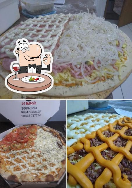 Comida em Pizza do Marcão