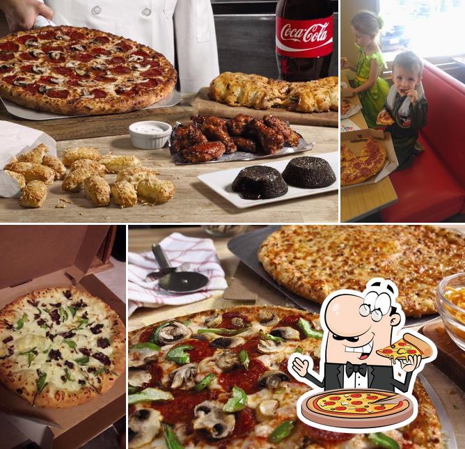 Order pizza at Domino's Pizza