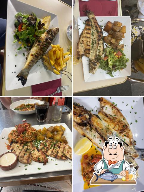 Saumon grillé à Gusti Restaurant