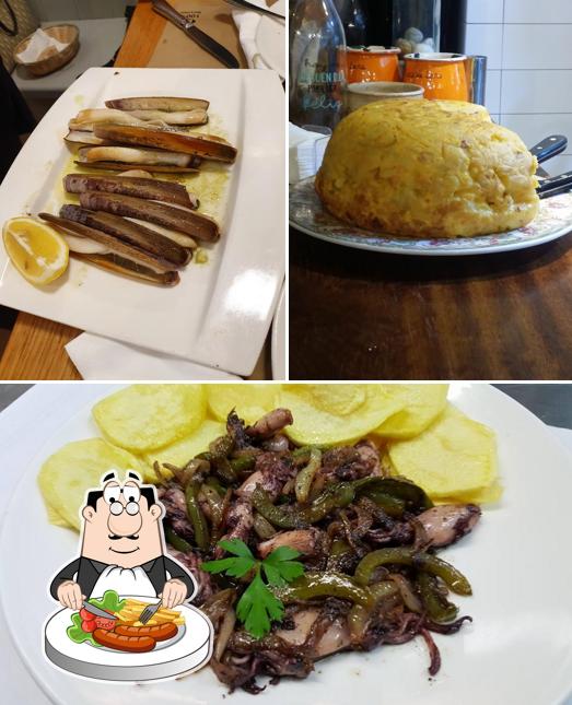 Food at A Casa da Leña