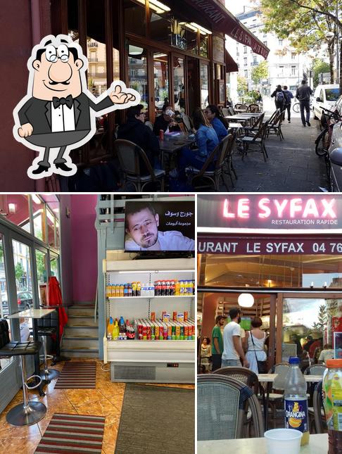 L'intérieur de Fast-food Le Syfax