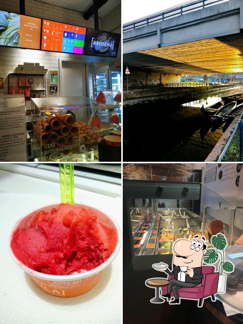 Gli interni di [LA] Gelateria della Musica