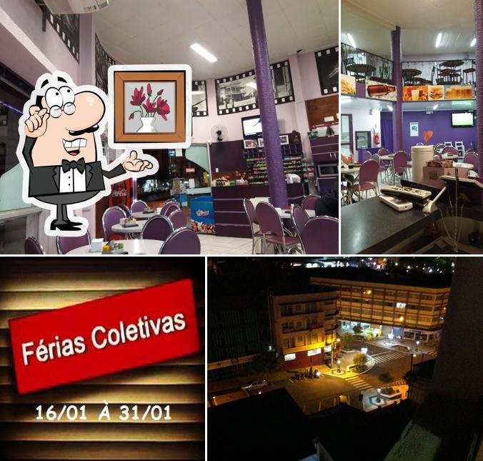 O interior do Ciro Lanches