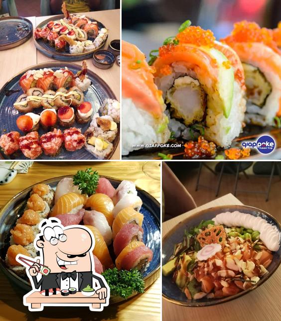 Prova le varie opzioni di sushi