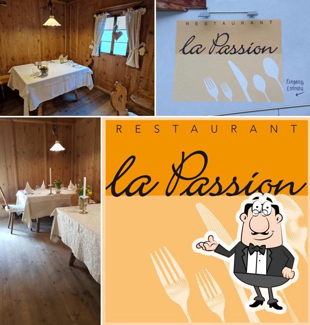 Gli interni di Restaurant La Passion