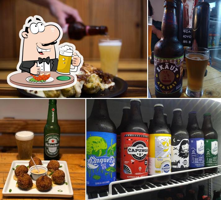 Pêdu Burguer offerece uma opção de cervejas