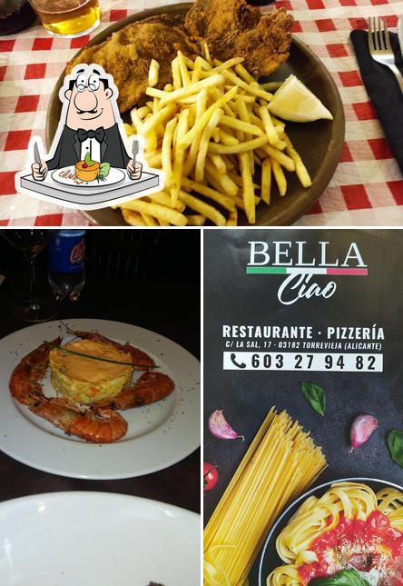 Food at Pizzería Bella Ciao