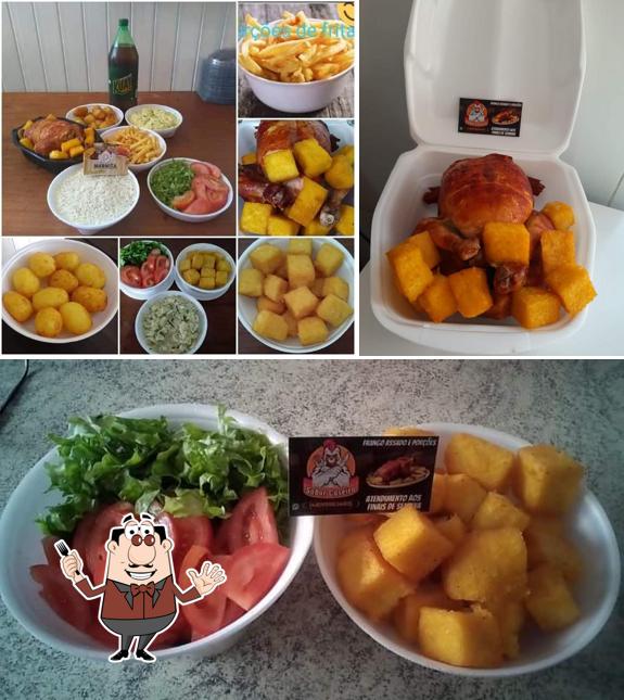 Sabor caseiro frango assado