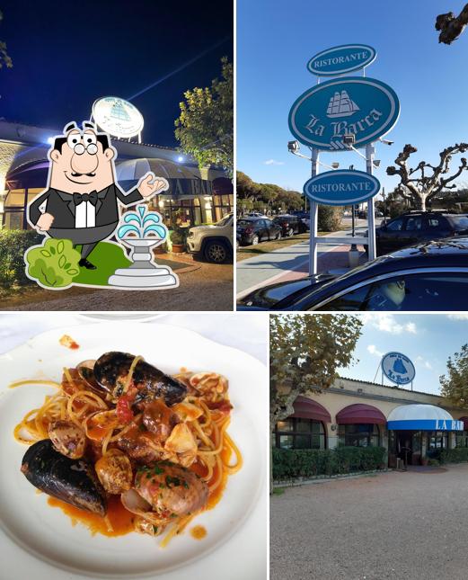 Goditi la vista dagli esterni di Ristorante La Barca