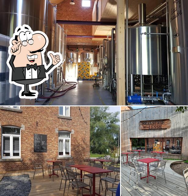 Vérifiez l’image représentant la intérieur et extérieur concernant Brasserie de la Lesse