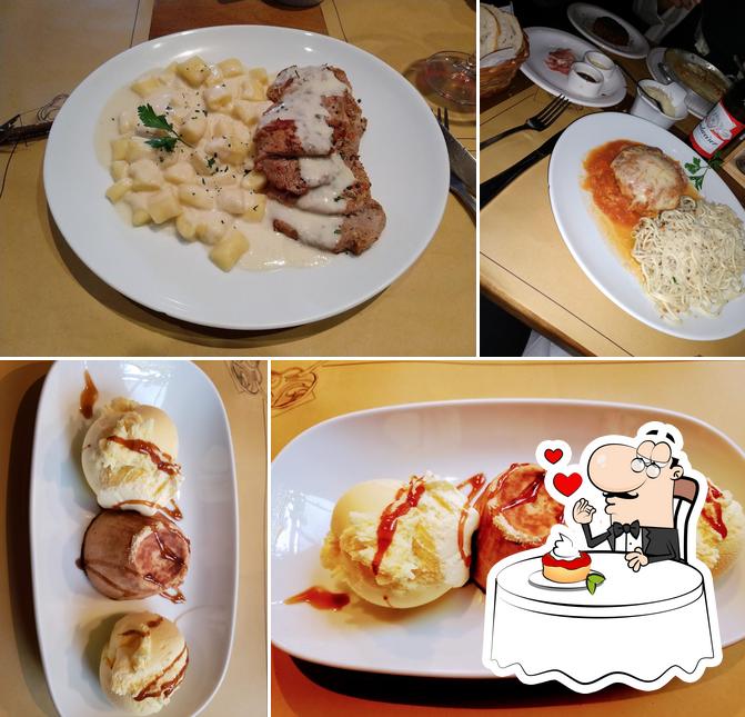Não esqueça de experimentar uma sobremesa no Castellammare Pasta, Pizza & Vino