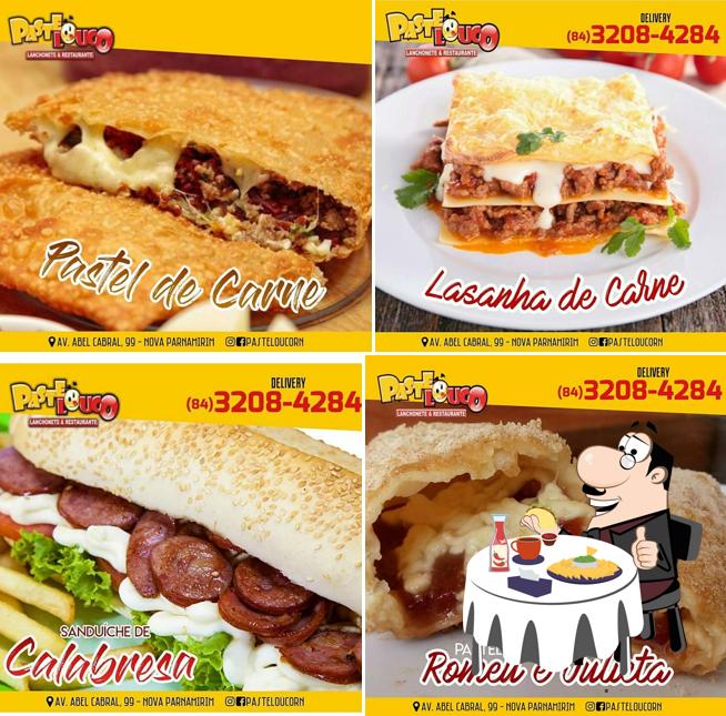 Peça um hambúrguer no Pastelouco